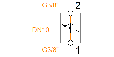 NDV-DN10-G3/8"